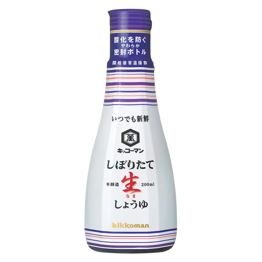 Kikkoman Shiboritate Nama Shoyu 200ml