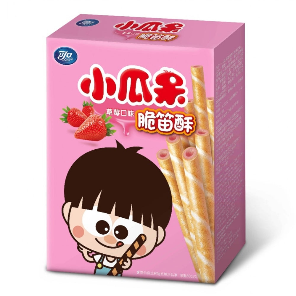 小瓜呆脆笛酥 草莓 Kokou Milkzy Crunchy Sticks Strawberry