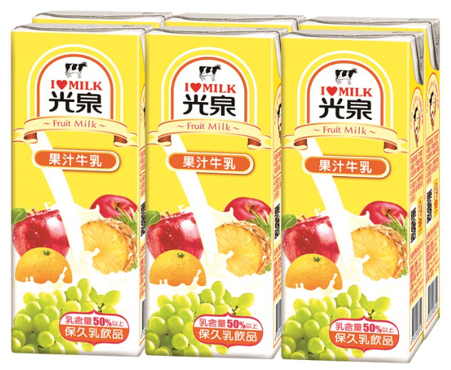 光泉 果汁牛乳 Kosen Fruit juice milk