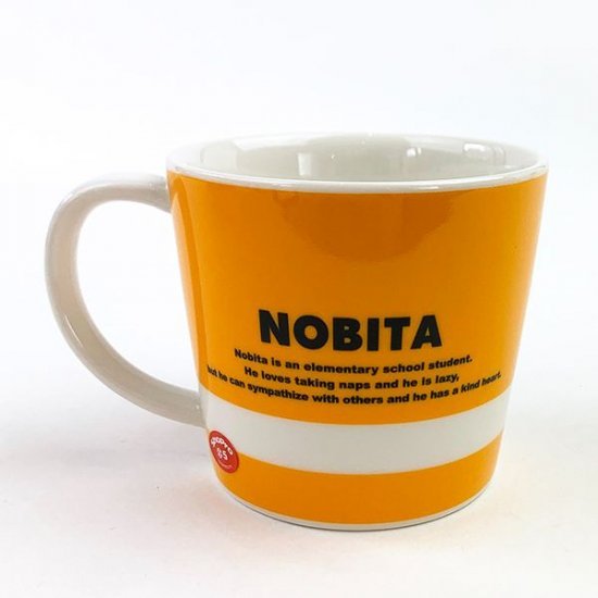 Doraemon Nobita Mug - Orange - Mu Shop