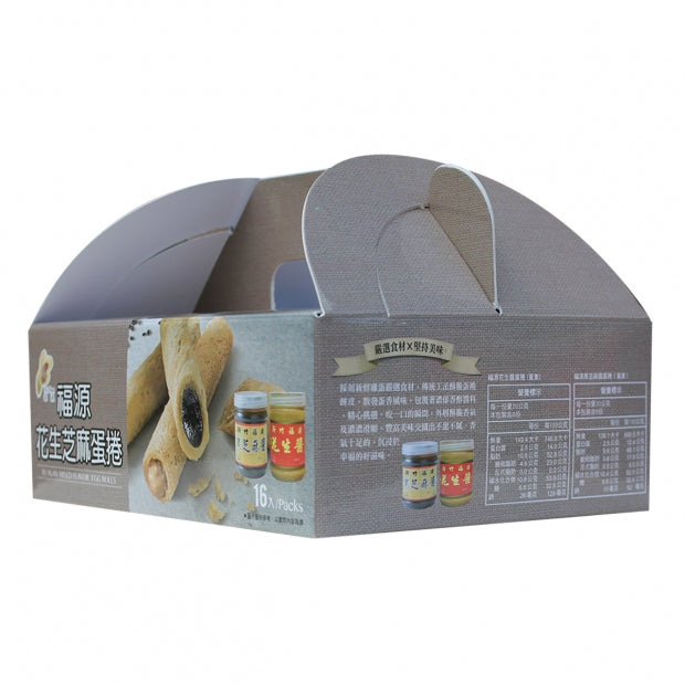 【福源】花生芝麻醬蛋捲 peanut and sesame Egg roll 16 pcs