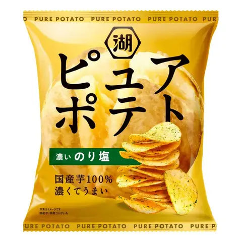 Koikeya Pure Potato Chip Salt And Seaweed 52g