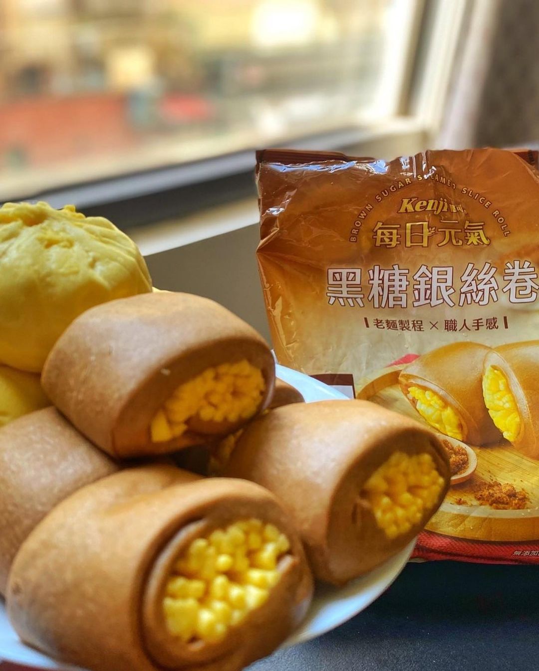 【健司】每日元氣 黑糖銀絲卷 320g