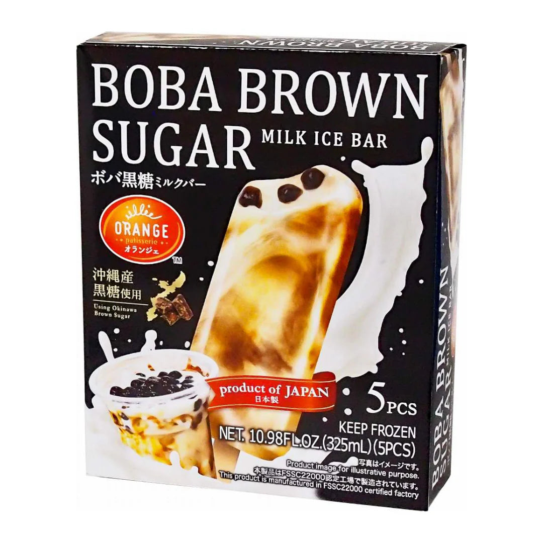 boba Kokuto(Brown Sugar) Milk Ice Bar 5pc