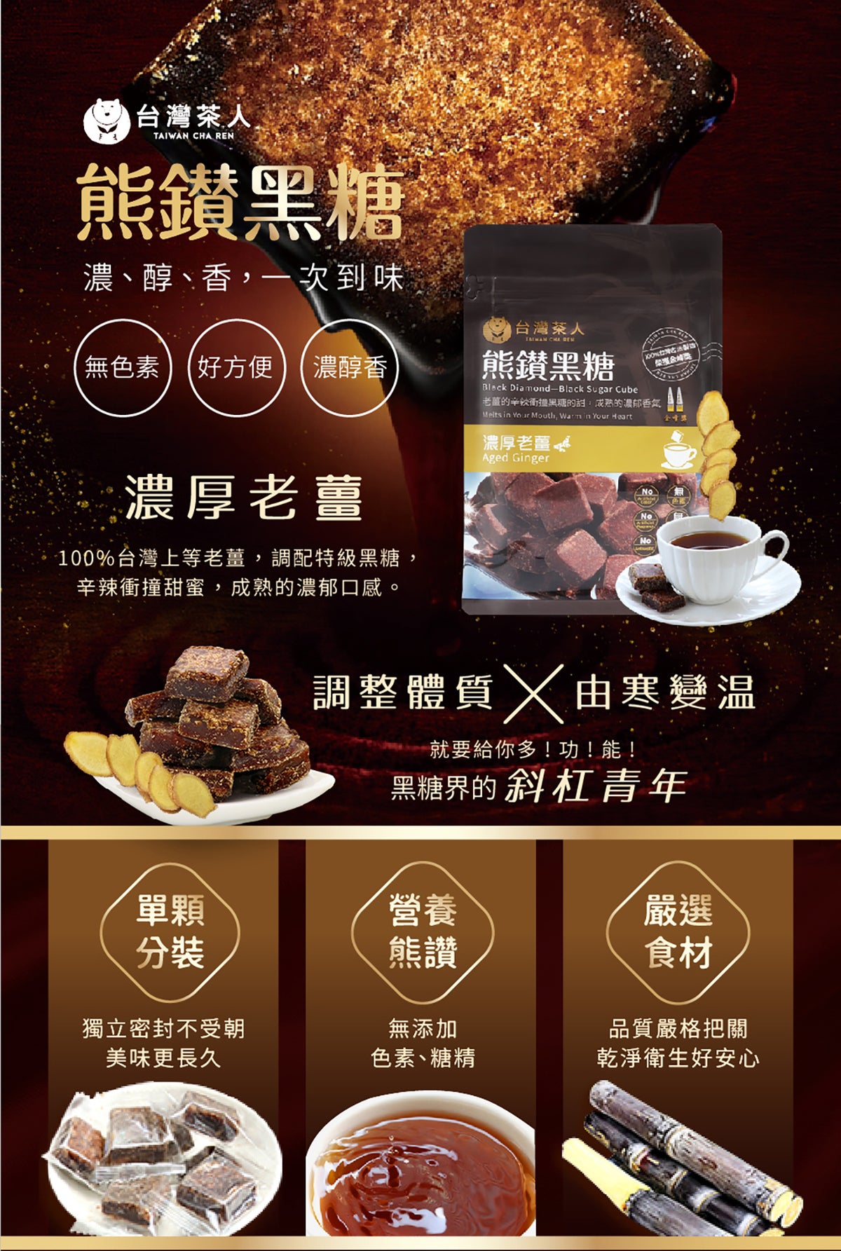 台灣茶人 熊鑚黑糖