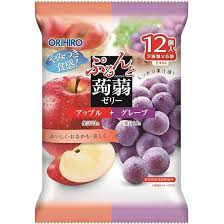 ORIHIRO 蒟蒻果凍 蘋果葡萄 240g